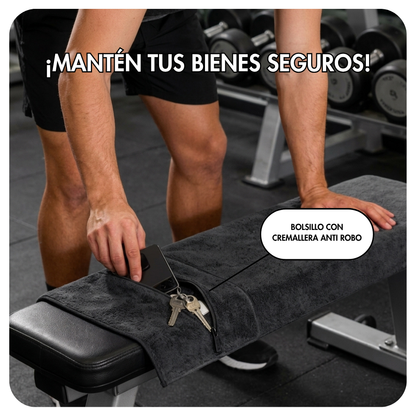 Toalla Fitness con Bolsillo