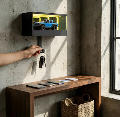 LED Car Garage with Key Holder