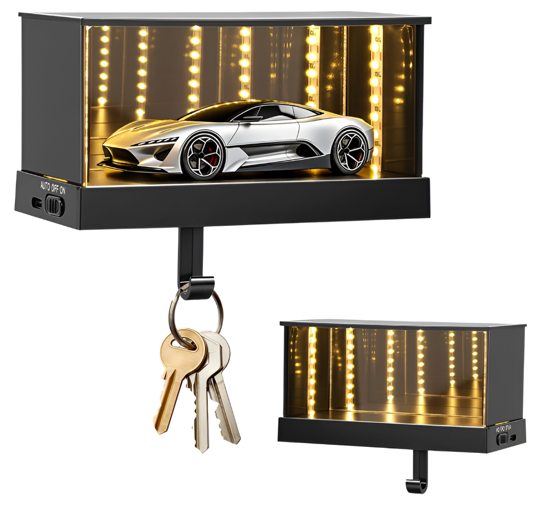 LED Car Garage with Key Holder