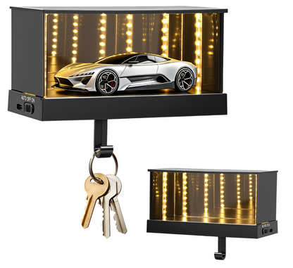 LED Car Garage with Key Holder